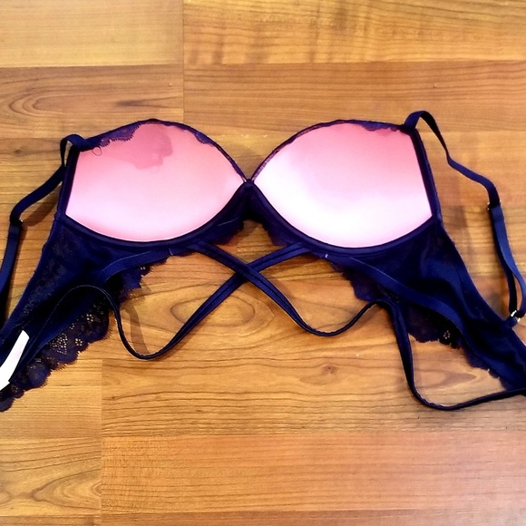 Pink by VS Date Strappy Wireless Push Up - Picture 4 of 4